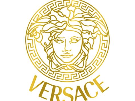 versace perfume logo|Versace logo greek mythology.